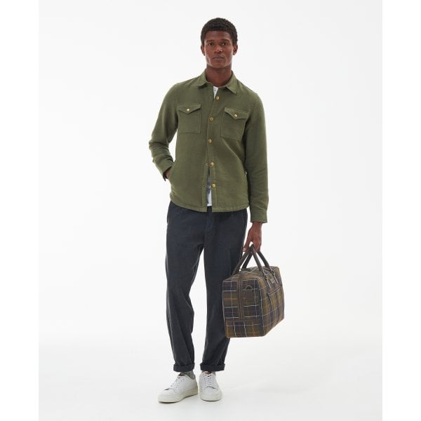Tartan & Leather Holdall in Classic Tartan