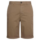 Washed Twill Chino Shorts in Stone