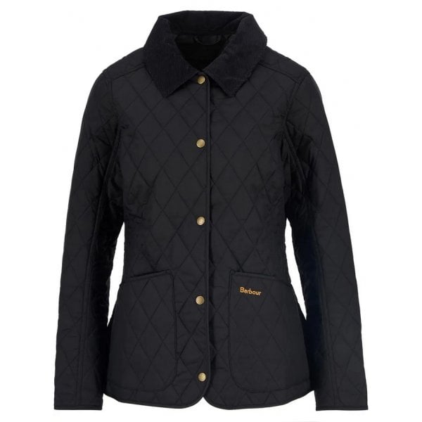 Womens Annandale Quilted Jacket in Black