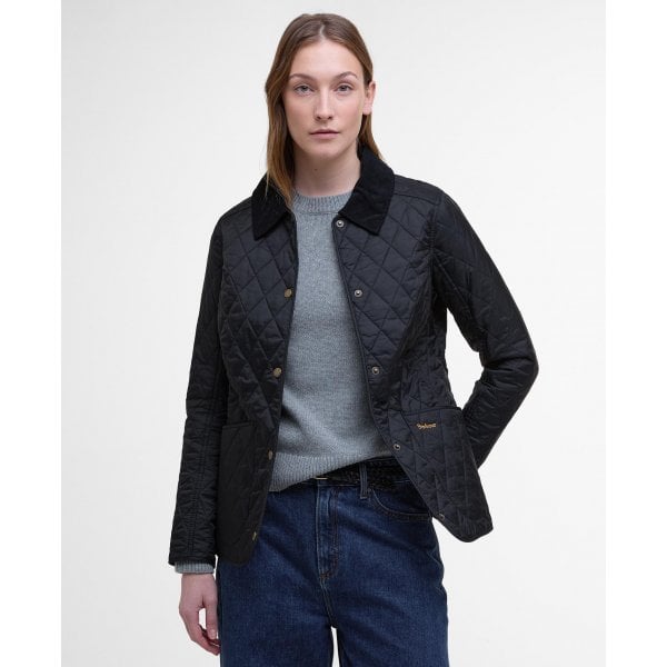 Womens Annandale Quilted Jacket in Black