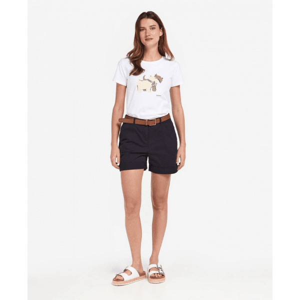 Womens Chino Shorts in Navy