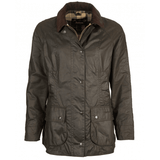 Womens Classic Beadnell Wax Jacket in Sage