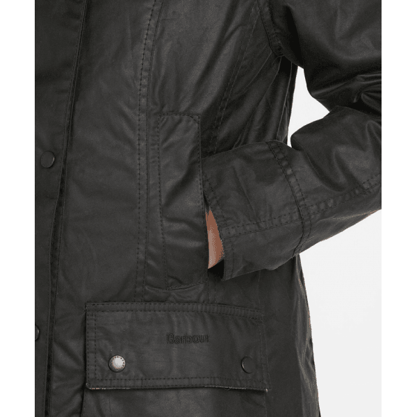 Womens Classic Beadnell Wax Jacket in Sage