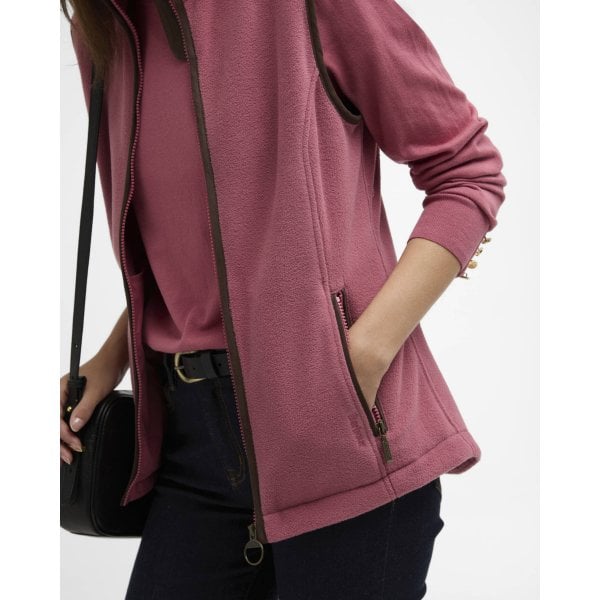 Womens Country Gilet in Wildberry