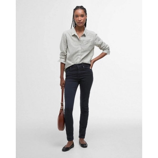 Womens Essential Slim Trouser in Navy