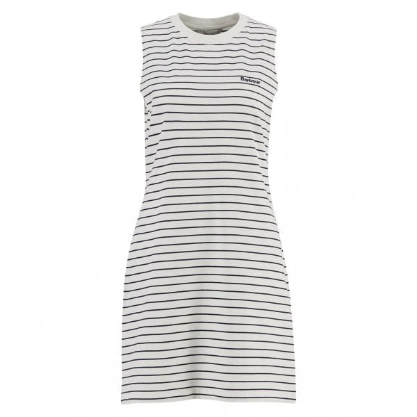 Womens Hartland Mini Dress In Cloud/Navy Stripe