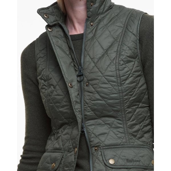 Womens Otterburn Gilet In Olive