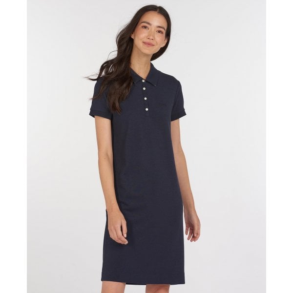 Womens Polo Dress in Navy