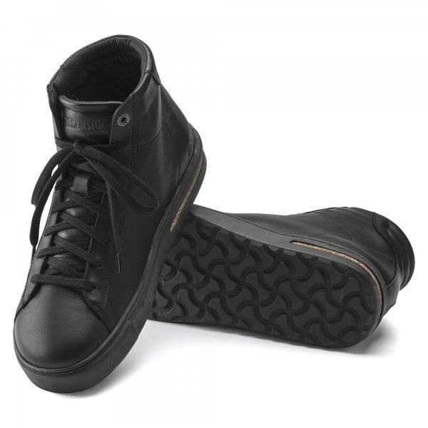 Birkenstock Bend Mid Black Smooth Leather Reg Fit