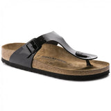 Gizeh Black Patent Sandal