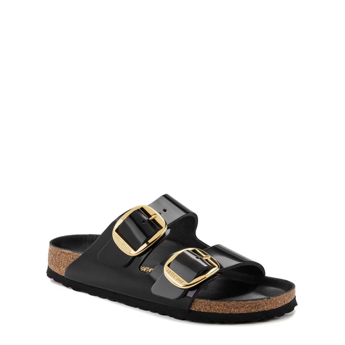 Unisex Arizona Big Buckle in High Shine Black Narrow Fit