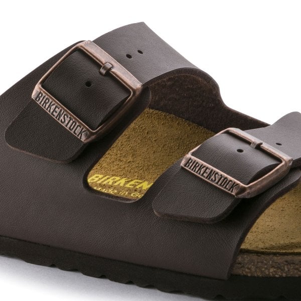 Unisex Arizona Birko Flor Regular Fit Sandal in Dark Brown 51701