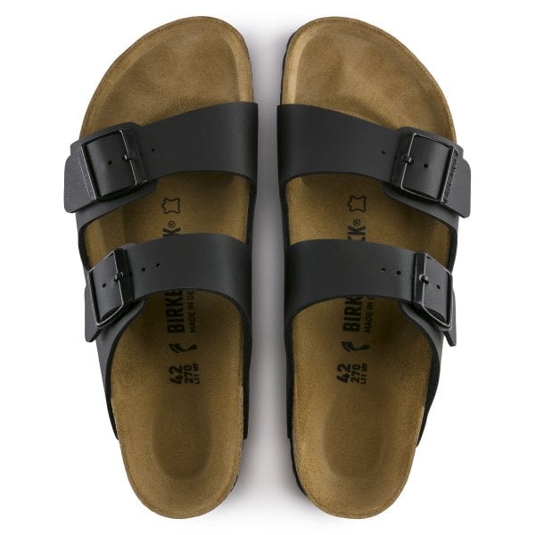 Unisex Arizona Birko Flor Regular Fit Sandal in Black