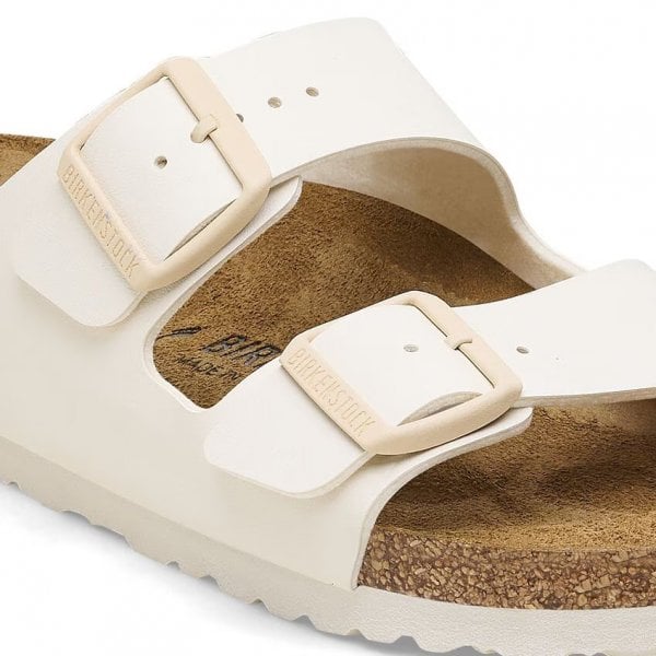 Unisex Arizona Birko-Flor Sandal in Eggshell