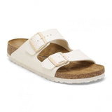 Unisex Arizona Birko-Flor Sandal in Eggshell
