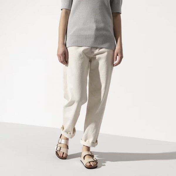 Unisex Arizona Graceful Narrow Fit Sandal in Pearl White