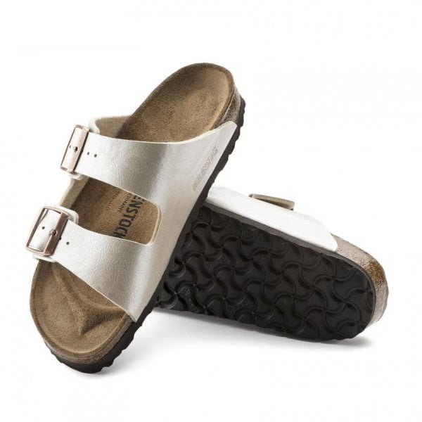 Unisex Arizona Graceful Narrow Fit Sandal in Pearl White