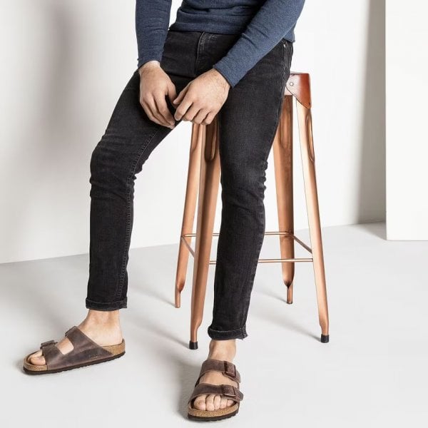 Unisex Arizona Regular Fit Sandal in Habana Soft Footbed