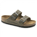 Unisex Arizona Soft Footbed Oiled Leather in Faded Khaki
