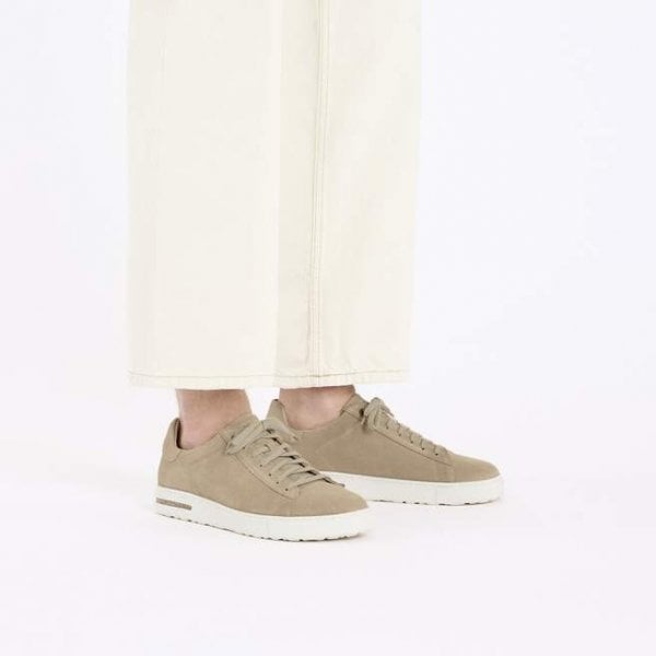 Unisex Bend Low in Taupe Suede