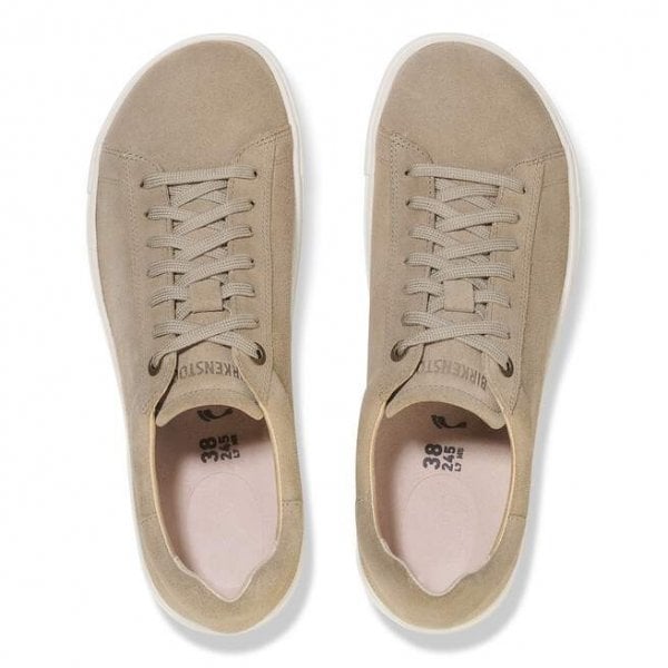 Unisex Bend Low in Taupe Suede
