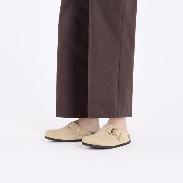 Unisex Boston Big Buckle Nubuck Suede