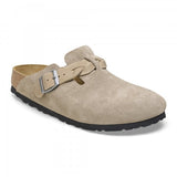 Unisex Boston Braided Regular Fit in Taupe Suede