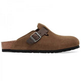 Unisex Boston Mixed Leather in Dark Tea