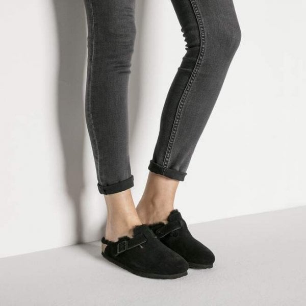 Unisex Boston Shearling in Black