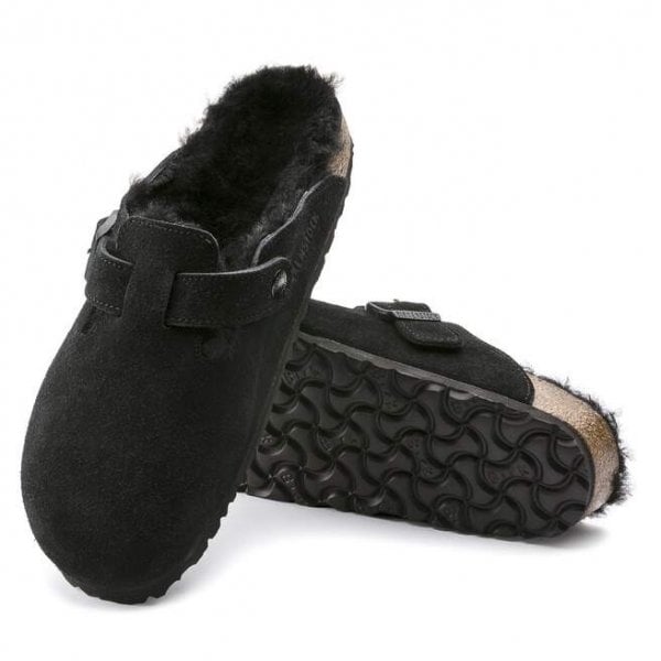 Unisex Boston Shearling in Black