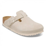 Unisex Boston Suede Leather in Oyster Regular Fit