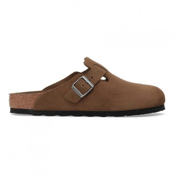 Unisex Boston Suede Regular Fit in Dark Tea