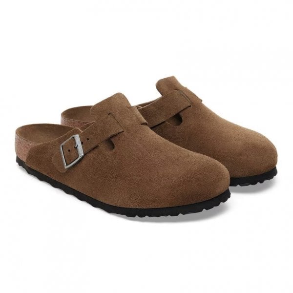 Unisex Boston Suede Regular Fit in Dark Tea