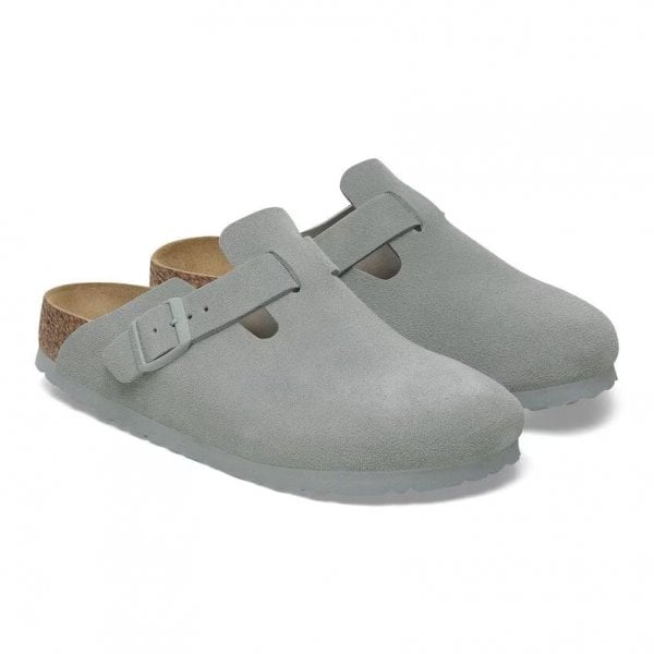 Unisex Boston in Pure Sage Suede