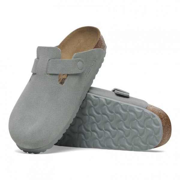 Unisex Boston in Pure Sage Suede