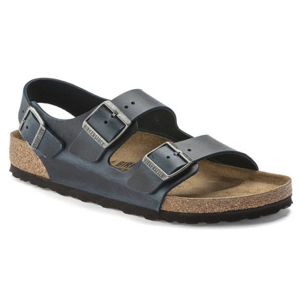 Unisex Milano Oiled Leather in Insignia Blue Reg