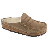 Unisex Naples Shearling in Taupe Suede