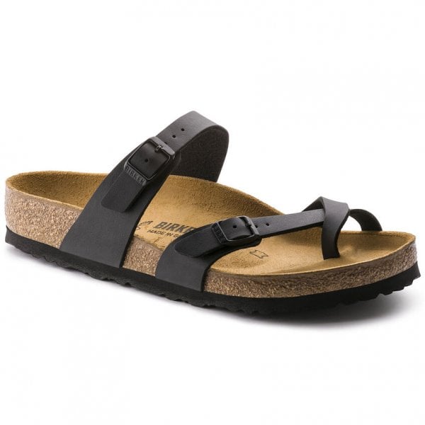 Womens Mayari Birko Flor Regular Fit Sandal in Black