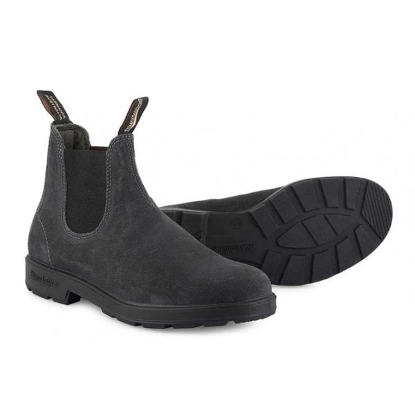 1910 Chelsea Boot in Steel Grey Suede