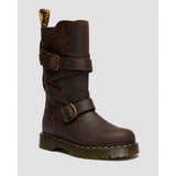 Anistone Strap Boot in Dark Brown Crazy Horse