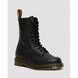 Dr. Martens Womens 1490 Virginia Leather High Boots in Black