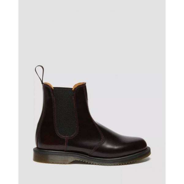 Flora Chelsea Boots in Cherry Red Arcadia Leather