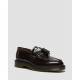 Mens Adrian Leather Tassel Loafer in Cherry Red Arcadia