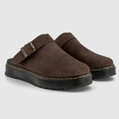 Unisex Brookline Mule in Dark Brown Bronx Suede
