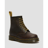 Womens 1460 Bex Crazy Horse Boots in Dark Brown