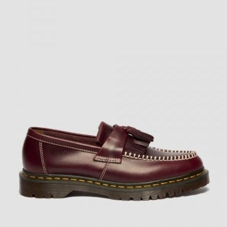 Womens Adrian Ben Tassel Loafer in Cherry Red Orleans