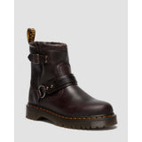 Womens Anistone Harness Ankle Boot in Dark Brown Crazy Horse