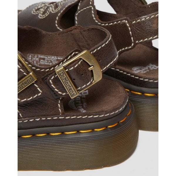 Womens Dunnet Flower Sandal AR Rogue in Brown