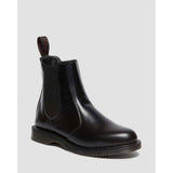 Womens Flora Boot in Black Polished Smooth