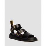 Womens Gryphon Sandals in Atlas Leather Black